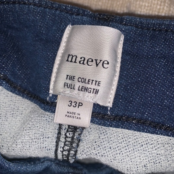 Maeve The Colette Knit Full-Length Wide-Leg Jeans 33 - Picture 5 of 12